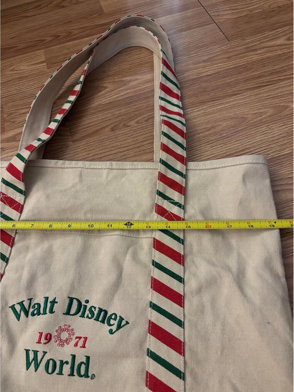 Walt Disney World Canvas Christmas Tote Bag - Picture 5 of 8